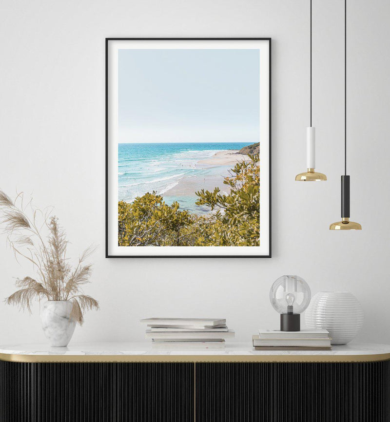 View to Wategos | PT Art Print-PRINT-Olive et Oriel-Olive et Oriel-Buy-Australian-Art-Prints-Online-with-Olive-et-Oriel-Your-Artwork-Specialists-Austrailia-Decorate-With-Coastal-Photo-Wall-Art-Prints-From-Our-Beach-House-Artwork-Collection-Fine-Poster-and-Framed-Artwork