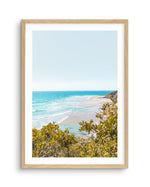 View to Wategos | PT Art Print-PRINT-Olive et Oriel-Olive et Oriel-A4 | 8.3" x 11.7" | 21 x 29.7cm-Oak-With White Border-Buy-Australian-Art-Prints-Online-with-Olive-et-Oriel-Your-Artwork-Specialists-Austrailia-Decorate-With-Coastal-Photo-Wall-Art-Prints-From-Our-Beach-House-Artwork-Collection-Fine-Poster-and-Framed-Artwork