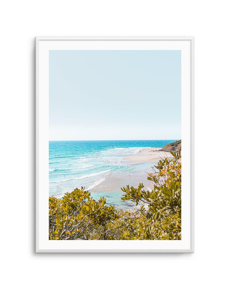 View to Wategos | PT Art Print-PRINT-Olive et Oriel-Olive et Oriel-A4 | 8.3" x 11.7" | 21 x 29.7cm-Unframed Art Print-With White Border-Buy-Australian-Art-Prints-Online-with-Olive-et-Oriel-Your-Artwork-Specialists-Austrailia-Decorate-With-Coastal-Photo-Wall-Art-Prints-From-Our-Beach-House-Artwork-Collection-Fine-Poster-and-Framed-Artwork