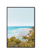 View to Wategos | PT | Framed Canvas-CANVAS-You can shop wall art online with Olive et Oriel for everything from abstract art to fun kids wall art. Our beautiful modern art prints and canvas art are available from large canvas prints to wall art paintings and our proudly Australian artwork collection offers only the highest quality framed large wall art and canvas art Australia - You can buy fashion photography prints or Hampton print posters and paintings on canvas from Olive et Oriel and have 