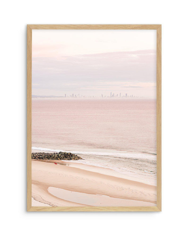 Views from Coolangatta, Gold Coast Art Print-PRINT-Olive et Oriel-Olive et Oriel-A5 | 5.8" x 8.3" | 14.8 x 21cm-Oak-With White Border-Buy-Australian-Art-Prints-Online-with-Olive-et-Oriel-Your-Artwork-Specialists-Austrailia-Decorate-With-Coastal-Photo-Wall-Art-Prints-From-Our-Beach-House-Artwork-Collection-Fine-Poster-and-Framed-Artwork