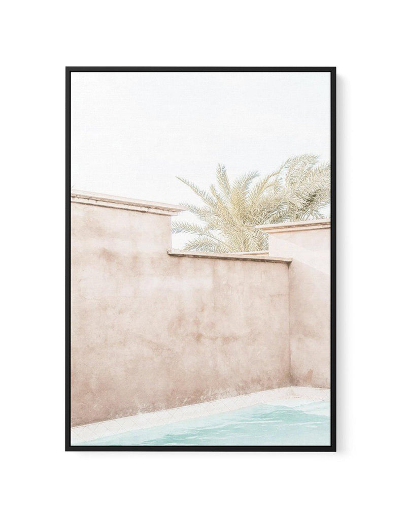Villa De Marrakech II | Framed Canvas-Shop Australian Art Prints Online with Olive et Oriel - Our collection of Moroccan art prints offer unique wall art including moroccan arches and pink morocco doors of marrakech - this collection will add soft feminine colour to your walls and some may say bohemian style. These traditional morocco landscape photography includes desert scenes of palm trees and camel art prints - there is art on canvas and extra large wall art with fast, free shipping across A
