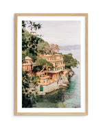 Villa by the Sea Italy by Jovani Demetrie Art Print-PRINT-Olive et Oriel-Jovani Demetrie-A5 | 5.8" x 8.3" | 14.8 x 21cm-Oak-With White Border-Buy-Australian-Art-Prints-Online-with-Olive-et-Oriel-Your-Artwork-Specialists-Austrailia-Decorate-With-Coastal-Photo-Wall-Art-Prints-From-Our-Beach-House-Artwork-Collection-Fine-Poster-and-Framed-Artwork