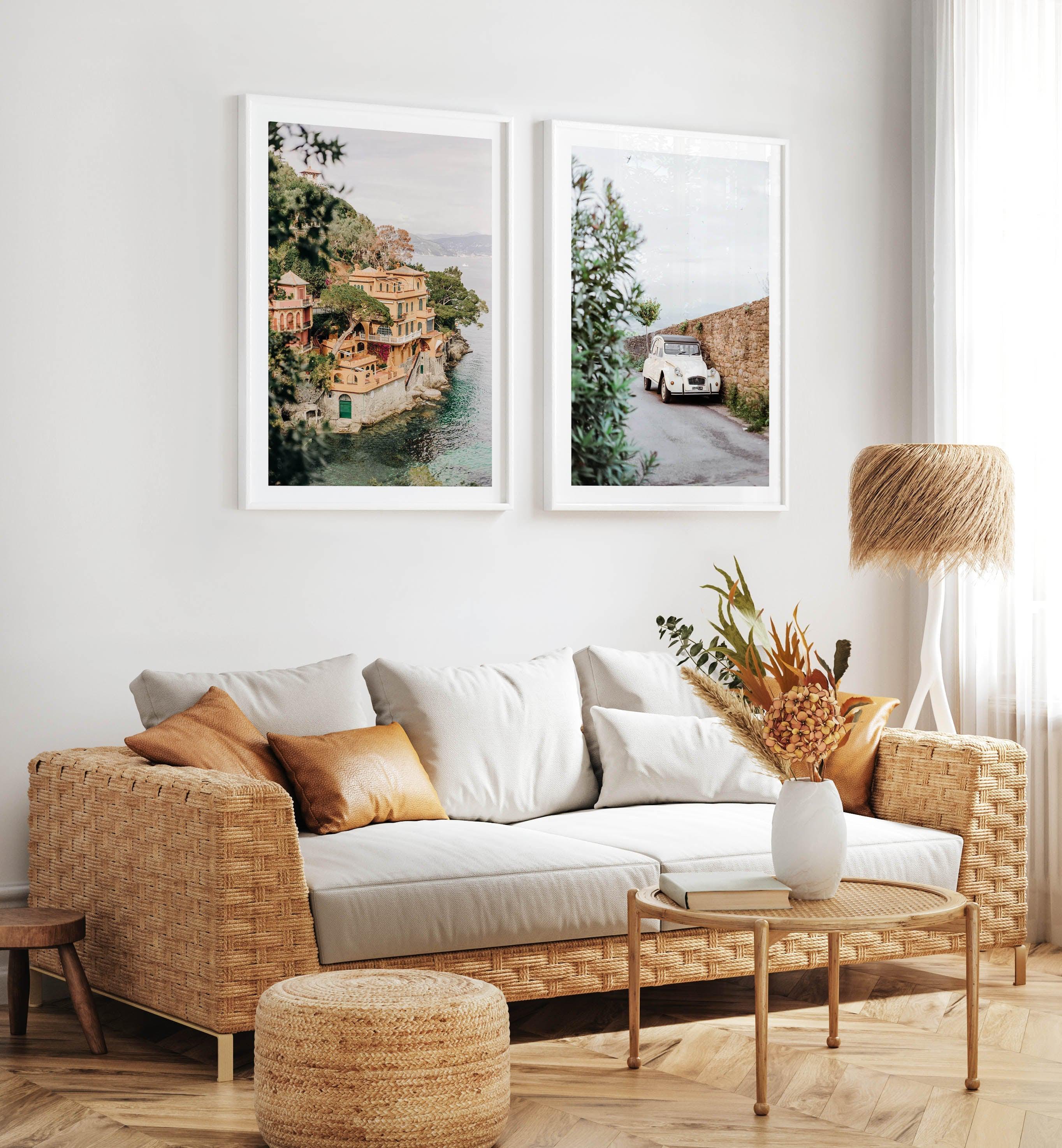 Villa by the Sea Italy by Jovani Demetrie Art Print-PRINT-Olive et Oriel-Jovani Demetrie-Buy-Australian-Art-Prints-Online-with-Olive-et-Oriel-Your-Artwork-Specialists-Austrailia-Decorate-With-Coastal-Photo-Wall-Art-Prints-From-Our-Beach-House-Artwork-Collection-Fine-Poster-and-Framed-Artwork