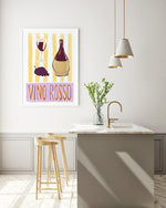 Vino Rosso Art Print Art Print-PRINT-Olive et Oriel-Olive et Oriel-Buy-Australian-Art-Prints-Online-with-Olive-et-Oriel-Your-Artwork-Specialists-Austrailia-Decorate-With-Coastal-Photo-Wall-Art-Prints-From-Our-Beach-House-Artwork-Collection-Fine-Poster-and-Framed-Artwork