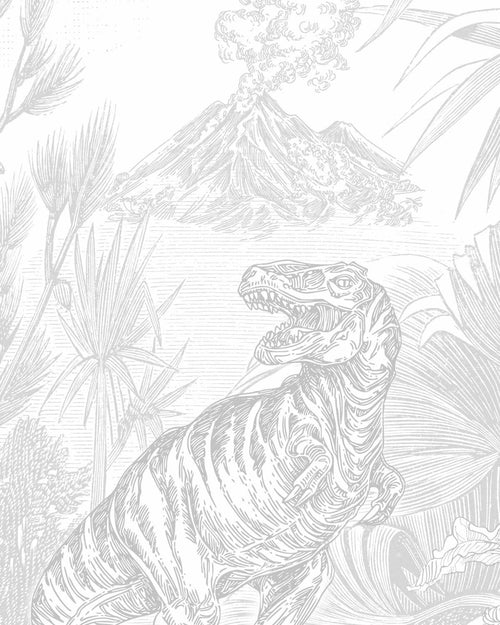 Vintage Jurassic Lands in Grey Wallpaper Mural-Wallpaper-Buy Kids Removable Wallpaper Online Our Custom Made Children√¢‚Ç¨‚Ñ¢s Wallpapers Are A Fun Way To Decorate And Enhance Boys Bedroom Decor And Girls Bedrooms They Are An Amazing Addition To Your Kids Bedroom Walls Our Collection of Kids Wallpaper Is Sure To Transform Your Kids Rooms Interior Style From Pink Wallpaper To Dinosaur Wallpaper Even Marble Wallpapers For Teen Boys Shop Peel And Stick Wallpaper Online Today With Olive et Oriel