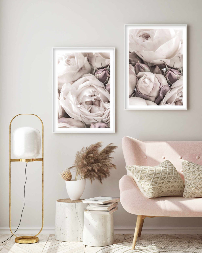 Vintage Roses I Art Print-PRINT-Olive et Oriel-Olive et Oriel-Buy-Australian-Art-Prints-Online-with-Olive-et-Oriel-Your-Artwork-Specialists-Austrailia-Decorate-With-Coastal-Photo-Wall-Art-Prints-From-Our-Beach-House-Artwork-Collection-Fine-Poster-and-Framed-Artwork
