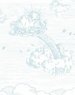 Vintage Sky In Powder Blue Wallpaper Mural-Wallpaper-Buy Kids Removable Wallpaper Online Our Custom Made Children√¢‚Ç¨‚Ñ¢s Wallpapers Are A Fun Way To Decorate And Enhance Boys Bedroom Decor And Girls Bedrooms They Are An Amazing Addition To Your Kids Bedroom Walls Our Collection of Kids Wallpaper Is Sure To Transform Your Kids Rooms Interior Style From Pink Wallpaper To Dinosaur Wallpaper Even Marble Wallpapers For Teen Boys Shop Peel And Stick Wallpaper Online Today With Olive et Oriel