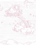 Vintage Sky In Rose Wallpaper Mural-Wallpaper-Buy Kids Removable Wallpaper Online Our Custom Made Children√¢‚Ç¨‚Ñ¢s Wallpapers Are A Fun Way To Decorate And Enhance Boys Bedroom Decor And Girls Bedrooms They Are An Amazing Addition To Your Kids Bedroom Walls Our Collection of Kids Wallpaper Is Sure To Transform Your Kids Rooms Interior Style From Pink Wallpaper To Dinosaur Wallpaper Even Marble Wallpapers For Teen Boys Shop Peel And Stick Wallpaper Online Today With Olive et Oriel