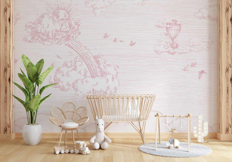 Beauty Everywhere - Pink – a wall mural for every room – Photowall