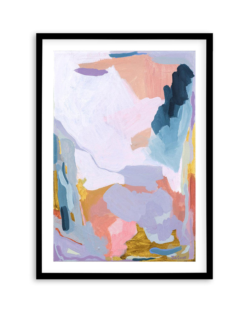 Violet by Jade Carnell Art Print-PRINT-Olive et Oriel-Jade Carnell-A5 | 5.8" x 8.3" | 14.8 x 21cm-Black-With White Border-Buy-Australian-Art-Prints-Online-with-Olive-et-Oriel-Your-Artwork-Specialists-Austrailia-Decorate-With-Coastal-Photo-Wall-Art-Prints-From-Our-Beach-House-Artwork-Collection-Fine-Poster-and-Framed-Artwork