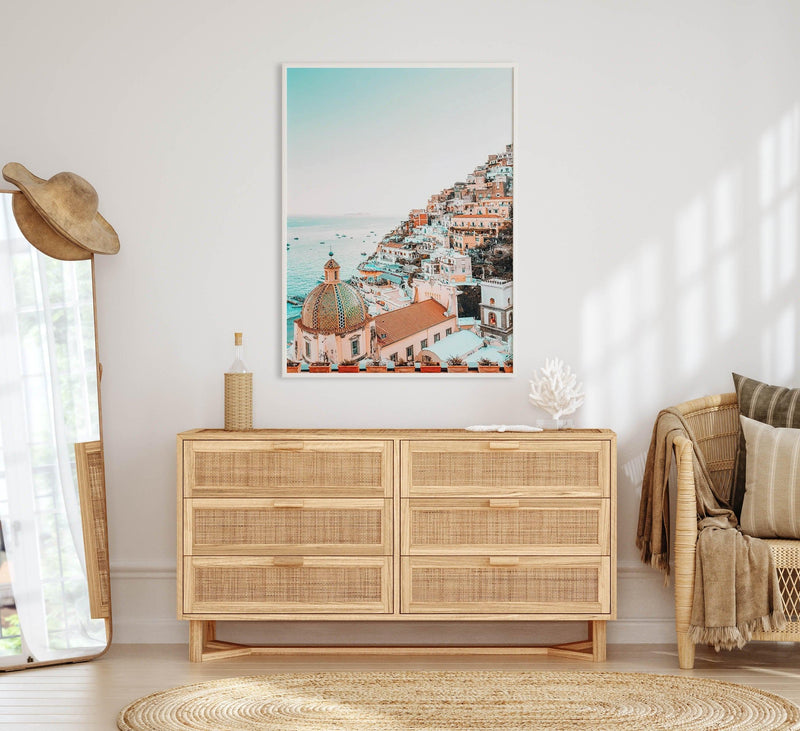 Vista Di Positano Art Print-PRINT-Olive et Oriel-Olive et Oriel-Buy-Australian-Art-Prints-Online-with-Olive-et-Oriel-Your-Artwork-Specialists-Austrailia-Decorate-With-Coastal-Photo-Wall-Art-Prints-From-Our-Beach-House-Artwork-Collection-Fine-Poster-and-Framed-Artwork