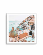 Vista Di Positano | SQ Art Print-PRINT-Olive et Oriel-Olive et Oriel-Buy-Australian-Art-Prints-Online-with-Olive-et-Oriel-Your-Artwork-Specialists-Austrailia-Decorate-With-Coastal-Photo-Wall-Art-Prints-From-Our-Beach-House-Artwork-Collection-Fine-Poster-and-Framed-Artwork