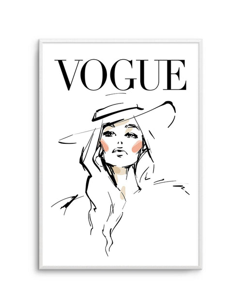 Vogue I | Illustrated Art Print-PRINT-Olive et Oriel-Olive et Oriel-A5 | 5.8" x 8.3" | 14.8 x 21cm-Unframed Art Print-With White Border-Buy-Australian-Art-Prints-Online-with-Olive-et-Oriel-Your-Artwork-Specialists-Austrailia-Decorate-With-Coastal-Photo-Wall-Art-Prints-From-Our-Beach-House-Artwork-Collection-Fine-Poster-and-Framed-Artwork