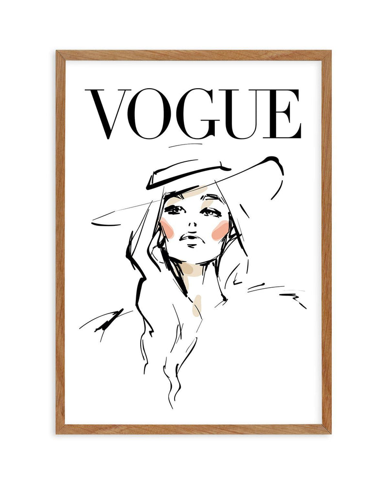 Vogue I | Illustrated Art Print-PRINT-Olive et Oriel-Olive et Oriel-Buy-Australian-Art-Prints-Online-with-Olive-et-Oriel-Your-Artwork-Specialists-Austrailia-Decorate-With-Coastal-Photo-Wall-Art-Prints-From-Our-Beach-House-Artwork-Collection-Fine-Poster-and-Framed-Artwork