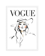 Vogue I | Illustrated Art Print-PRINT-Olive et Oriel-Olive et Oriel-A5 | 5.8" x 8.3" | 14.8 x 21cm-White-With White Border-Buy-Australian-Art-Prints-Online-with-Olive-et-Oriel-Your-Artwork-Specialists-Austrailia-Decorate-With-Coastal-Photo-Wall-Art-Prints-From-Our-Beach-House-Artwork-Collection-Fine-Poster-and-Framed-Artwork