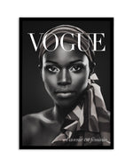 Vogue II | Chic Art Print-PRINT-Olive et Oriel-Olive et Oriel-A5 | 5.8" x 8.3" | 14.8 x 21cm-Black-With White Border-Buy-Australian-Art-Prints-Online-with-Olive-et-Oriel-Your-Artwork-Specialists-Austrailia-Decorate-With-Coastal-Photo-Wall-Art-Prints-From-Our-Beach-House-Artwork-Collection-Fine-Poster-and-Framed-Artwork