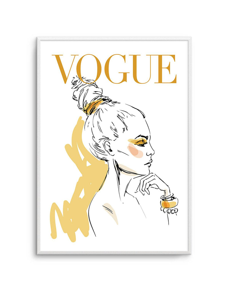 Vogue II | Illustrated Art Print-PRINT-Olive et Oriel-Olive et Oriel-A5 | 5.8" x 8.3" | 14.8 x 21cm-Unframed Art Print-With White Border-Buy-Australian-Art-Prints-Online-with-Olive-et-Oriel-Your-Artwork-Specialists-Austrailia-Decorate-With-Coastal-Photo-Wall-Art-Prints-From-Our-Beach-House-Artwork-Collection-Fine-Poster-and-Framed-Artwork