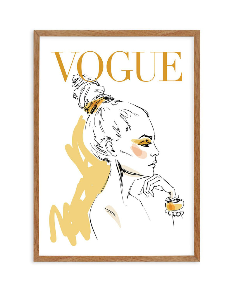 Vogue II | Illustrated Art Print-PRINT-Olive et Oriel-Olive et Oriel-Buy-Australian-Art-Prints-Online-with-Olive-et-Oriel-Your-Artwork-Specialists-Austrailia-Decorate-With-Coastal-Photo-Wall-Art-Prints-From-Our-Beach-House-Artwork-Collection-Fine-Poster-and-Framed-Artwork