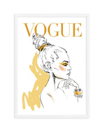 Vogue II | Illustrated Art Print-PRINT-Olive et Oriel-Olive et Oriel-A5 | 5.8" x 8.3" | 14.8 x 21cm-White-With White Border-Buy-Australian-Art-Prints-Online-with-Olive-et-Oriel-Your-Artwork-Specialists-Austrailia-Decorate-With-Coastal-Photo-Wall-Art-Prints-From-Our-Beach-House-Artwork-Collection-Fine-Poster-and-Framed-Artwork