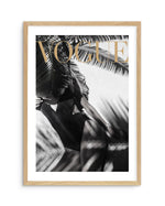 Vogue II | Ocean Edition Art Print-PRINT-Olive et Oriel-Olive et Oriel-A5 | 5.8" x 8.3" | 14.8 x 21cm-Oak-With White Border-Buy-Australian-Art-Prints-Online-with-Olive-et-Oriel-Your-Artwork-Specialists-Austrailia-Decorate-With-Coastal-Photo-Wall-Art-Prints-From-Our-Beach-House-Artwork-Collection-Fine-Poster-and-Framed-Artwork