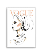 Vogue III | Illustrated Art Print-PRINT-Olive et Oriel-Olive et Oriel-A5 | 5.8" x 8.3" | 14.8 x 21cm-Unframed Art Print-With White Border-Buy-Australian-Art-Prints-Online-with-Olive-et-Oriel-Your-Artwork-Specialists-Austrailia-Decorate-With-Coastal-Photo-Wall-Art-Prints-From-Our-Beach-House-Artwork-Collection-Fine-Poster-and-Framed-Artwork