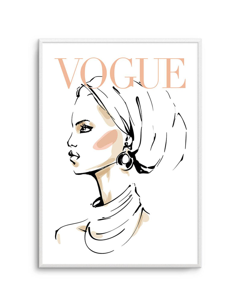 Vogue III | Illustrated Art Print-PRINT-Olive et Oriel-Olive et Oriel-A5 | 5.8" x 8.3" | 14.8 x 21cm-Unframed Art Print-With White Border-Buy-Australian-Art-Prints-Online-with-Olive-et-Oriel-Your-Artwork-Specialists-Austrailia-Decorate-With-Coastal-Photo-Wall-Art-Prints-From-Our-Beach-House-Artwork-Collection-Fine-Poster-and-Framed-Artwork
