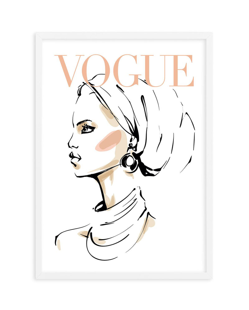 Vogue III | Illustrated Art Print-PRINT-Olive et Oriel-Olive et Oriel-A5 | 5.8" x 8.3" | 14.8 x 21cm-White-With White Border-Buy-Australian-Art-Prints-Online-with-Olive-et-Oriel-Your-Artwork-Specialists-Austrailia-Decorate-With-Coastal-Photo-Wall-Art-Prints-From-Our-Beach-House-Artwork-Collection-Fine-Poster-and-Framed-Artwork