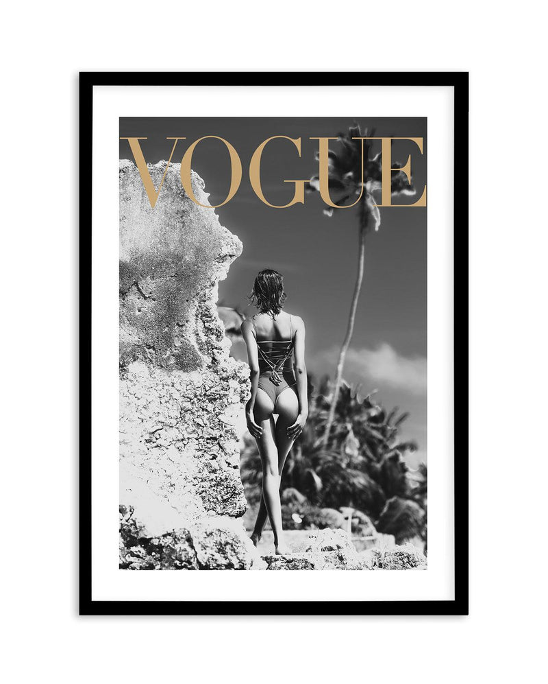 Vogue III | Ocean Edition Art Print-PRINT-Olive et Oriel-Olive et Oriel-A5 | 5.8" x 8.3" | 14.8 x 21cm-Black-With White Border-Buy-Australian-Art-Prints-Online-with-Olive-et-Oriel-Your-Artwork-Specialists-Austrailia-Decorate-With-Coastal-Photo-Wall-Art-Prints-From-Our-Beach-House-Artwork-Collection-Fine-Poster-and-Framed-Artwork