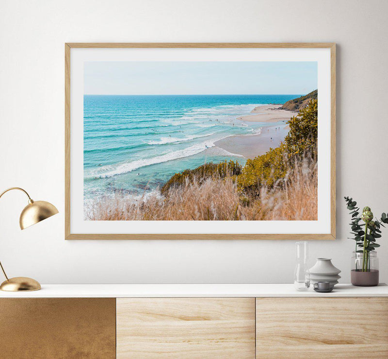 Wategos III | LS Art Print-PRINT-Olive et Oriel-Olive et Oriel-Buy-Australian-Art-Prints-Online-with-Olive-et-Oriel-Your-Artwork-Specialists-Austrailia-Decorate-With-Coastal-Photo-Wall-Art-Prints-From-Our-Beach-House-Artwork-Collection-Fine-Poster-and-Framed-Artwork