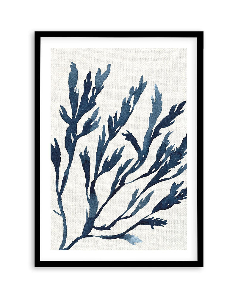 Watercolour Seagrass I Art Print-PRINT-Olive et Oriel-Olive et Oriel-A5 | 5.8" x 8.3" | 14.8 x 21cm-Black-With White Border-Buy-Australian-Art-Prints-Online-with-Olive-et-Oriel-Your-Artwork-Specialists-Austrailia-Decorate-With-Coastal-Photo-Wall-Art-Prints-From-Our-Beach-House-Artwork-Collection-Fine-Poster-and-Framed-Artwork