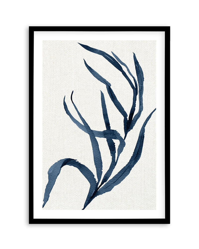 Watercolour Seagrass II Art Print-PRINT-Olive et Oriel-Olive et Oriel-A5 | 5.8" x 8.3" | 14.8 x 21cm-Black-With White Border-Buy-Australian-Art-Prints-Online-with-Olive-et-Oriel-Your-Artwork-Specialists-Austrailia-Decorate-With-Coastal-Photo-Wall-Art-Prints-From-Our-Beach-House-Artwork-Collection-Fine-Poster-and-Framed-Artwork