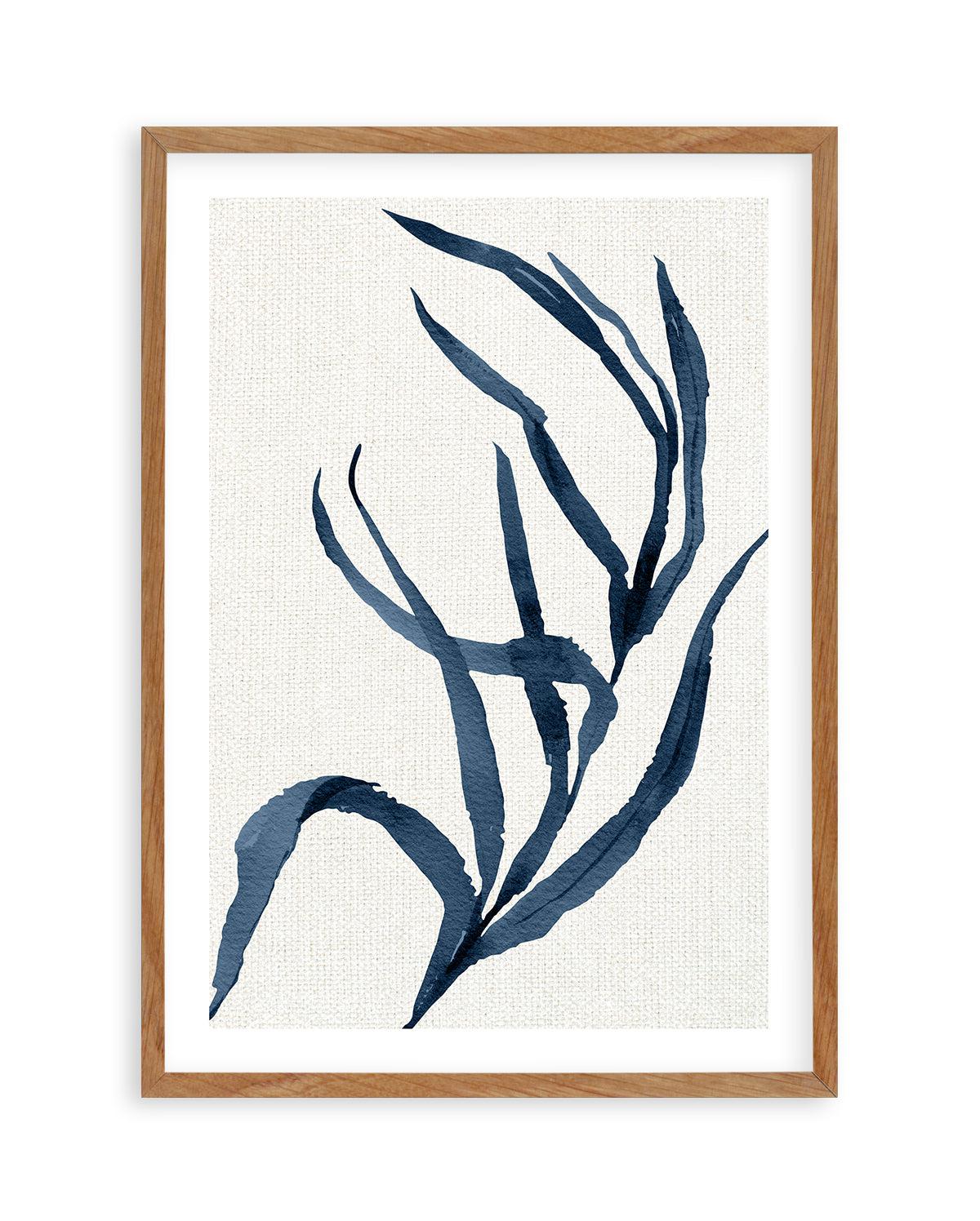 Watercolour Seagrass II Art Print-PRINT-Olive et Oriel-Olive et Oriel-50x70 cm | 19.6" x 27.5"-Walnut-With White Border-Buy-Australian-Art-Prints-Online-with-Olive-et-Oriel-Your-Artwork-Specialists-Austrailia-Decorate-With-Coastal-Photo-Wall-Art-Prints-From-Our-Beach-House-Artwork-Collection-Fine-Poster-and-Framed-Artwork