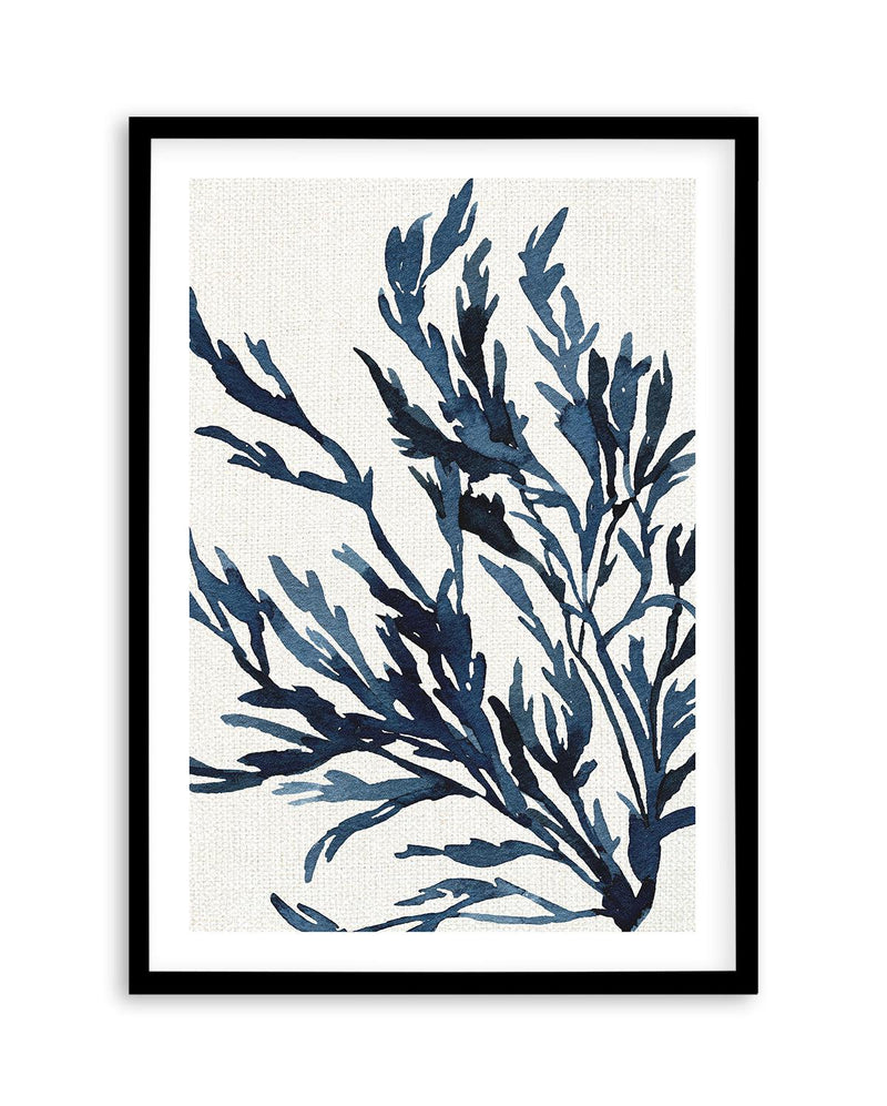 Watercolour Seagrass III Art Print-PRINT-Olive et Oriel-Olive et Oriel-A5 | 5.8" x 8.3" | 14.8 x 21cm-Black-With White Border-Buy-Australian-Art-Prints-Online-with-Olive-et-Oriel-Your-Artwork-Specialists-Austrailia-Decorate-With-Coastal-Photo-Wall-Art-Prints-From-Our-Beach-House-Artwork-Collection-Fine-Poster-and-Framed-Artwork
