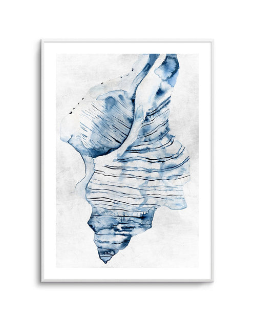 Watercolour Shell I Art Print-PRINT-Olive et Oriel-Olive et Oriel-A5 | 5.8" x 8.3" | 14.8 x 21cm-Unframed Art Print-With White Border-Buy-Australian-Art-Prints-Online-with-Olive-et-Oriel-Your-Artwork-Specialists-Austrailia-Decorate-With-Coastal-Photo-Wall-Art-Prints-From-Our-Beach-House-Artwork-Collection-Fine-Poster-and-Framed-Artwork