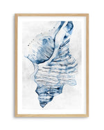 Watercolour Shell I Art Print-PRINT-Olive et Oriel-Olive et Oriel-A5 | 5.8" x 8.3" | 14.8 x 21cm-Oak-With White Border-Buy-Australian-Art-Prints-Online-with-Olive-et-Oriel-Your-Artwork-Specialists-Austrailia-Decorate-With-Coastal-Photo-Wall-Art-Prints-From-Our-Beach-House-Artwork-Collection-Fine-Poster-and-Framed-Artwork