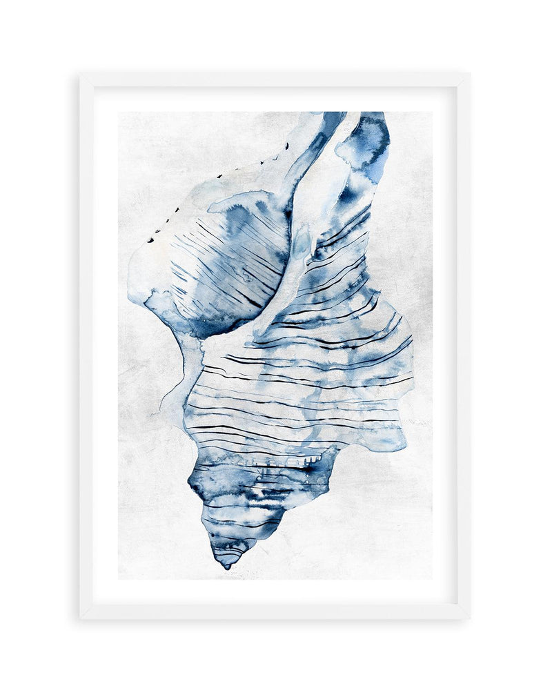 Watercolour Shell I Art Print-PRINT-Olive et Oriel-Olive et Oriel-A5 | 5.8" x 8.3" | 14.8 x 21cm-White-With White Border-Buy-Australian-Art-Prints-Online-with-Olive-et-Oriel-Your-Artwork-Specialists-Austrailia-Decorate-With-Coastal-Photo-Wall-Art-Prints-From-Our-Beach-House-Artwork-Collection-Fine-Poster-and-Framed-Artwork