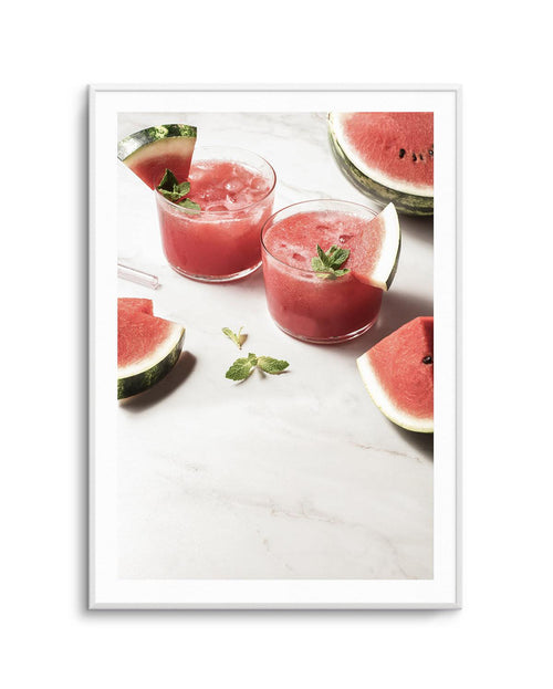 Watermelon Smash Art Print-PRINT-Olive et Oriel-Olive et Oriel-A5 | 5.8" x 8.3" | 14.8 x 21cm-Unframed Art Print-With White Border-Buy-Australian-Art-Prints-Online-with-Olive-et-Oriel-Your-Artwork-Specialists-Austrailia-Decorate-With-Coastal-Photo-Wall-Art-Prints-From-Our-Beach-House-Artwork-Collection-Fine-Poster-and-Framed-Artwork