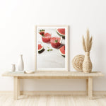 Watermelon Smash Art Print-PRINT-Olive et Oriel-Olive et Oriel-Buy-Australian-Art-Prints-Online-with-Olive-et-Oriel-Your-Artwork-Specialists-Austrailia-Decorate-With-Coastal-Photo-Wall-Art-Prints-From-Our-Beach-House-Artwork-Collection-Fine-Poster-and-Framed-Artwork