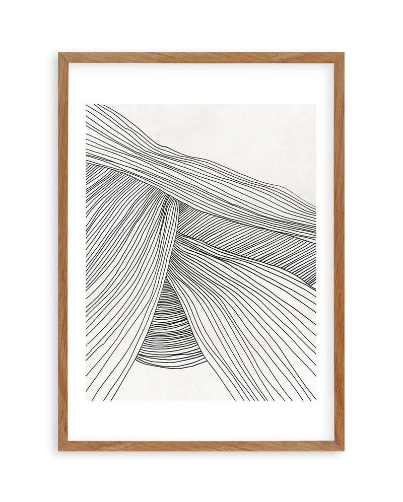 Wave by Dan Hobday Art Print-PRINT-Olive et Oriel-Dan Hobday-50x70 cm | 19.6" x 27.5"-Walnut-With White Border-Buy-Australian-Art-Prints-Online-with-Olive-et-Oriel-Your-Artwork-Specialists-Austrailia-Decorate-With-Coastal-Photo-Wall-Art-Prints-From-Our-Beach-House-Artwork-Collection-Fine-Poster-and-Framed-Artwork