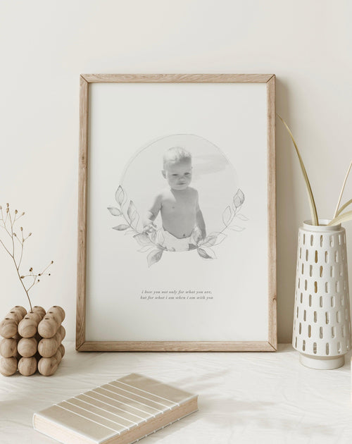 When I Am With You | Custom Photo Design Art Print-PRINT-Olive et Oriel-Family Photos-Buy-Australian-Art-Prints-Online-with-Olive-et-Oriel-Your-Artwork-Specialists-Austrailia-Decorate-With-Coastal-Photo-Wall-Art-Prints-From-Our-Beach-House-Artwork-Collection-Fine-Poster-and-Framed-Artwork