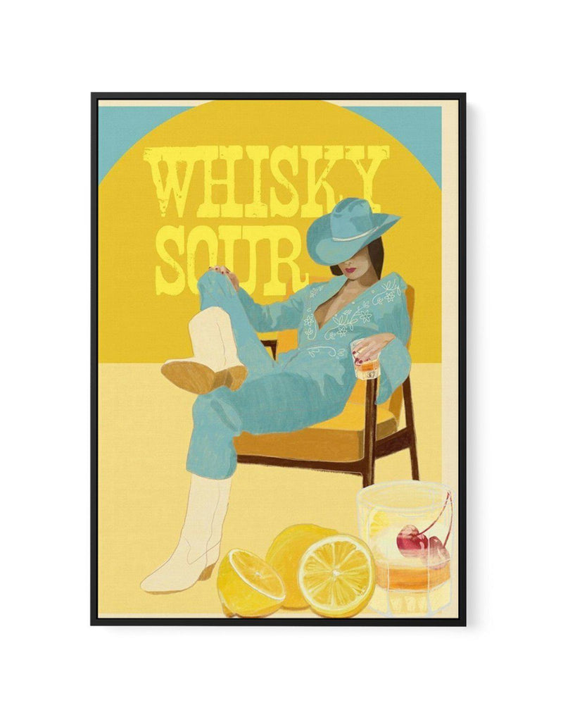 Whisky Sour By Jenny Liz Rome | Framed Canvas - Olive et Oriel