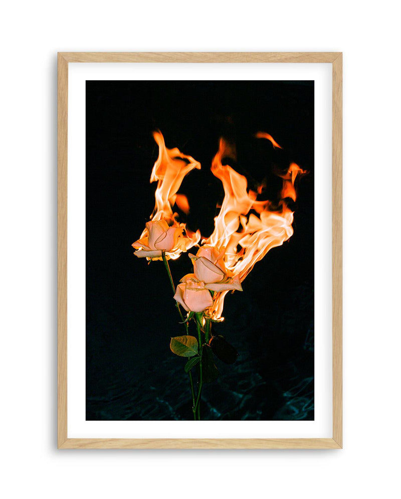 Wild Fire by Mario Stefanelli Art Print-PRINT-Olive et Oriel-Mario Stefanelli-A5 | 5.8" x 8.3" | 14.8 x 21cm-Oak-With White Border-Buy-Australian-Art-Prints-Online-with-Olive-et-Oriel-Your-Artwork-Specialists-Austrailia-Decorate-With-Coastal-Photo-Wall-Art-Prints-From-Our-Beach-House-Artwork-Collection-Fine-Poster-and-Framed-Artwork