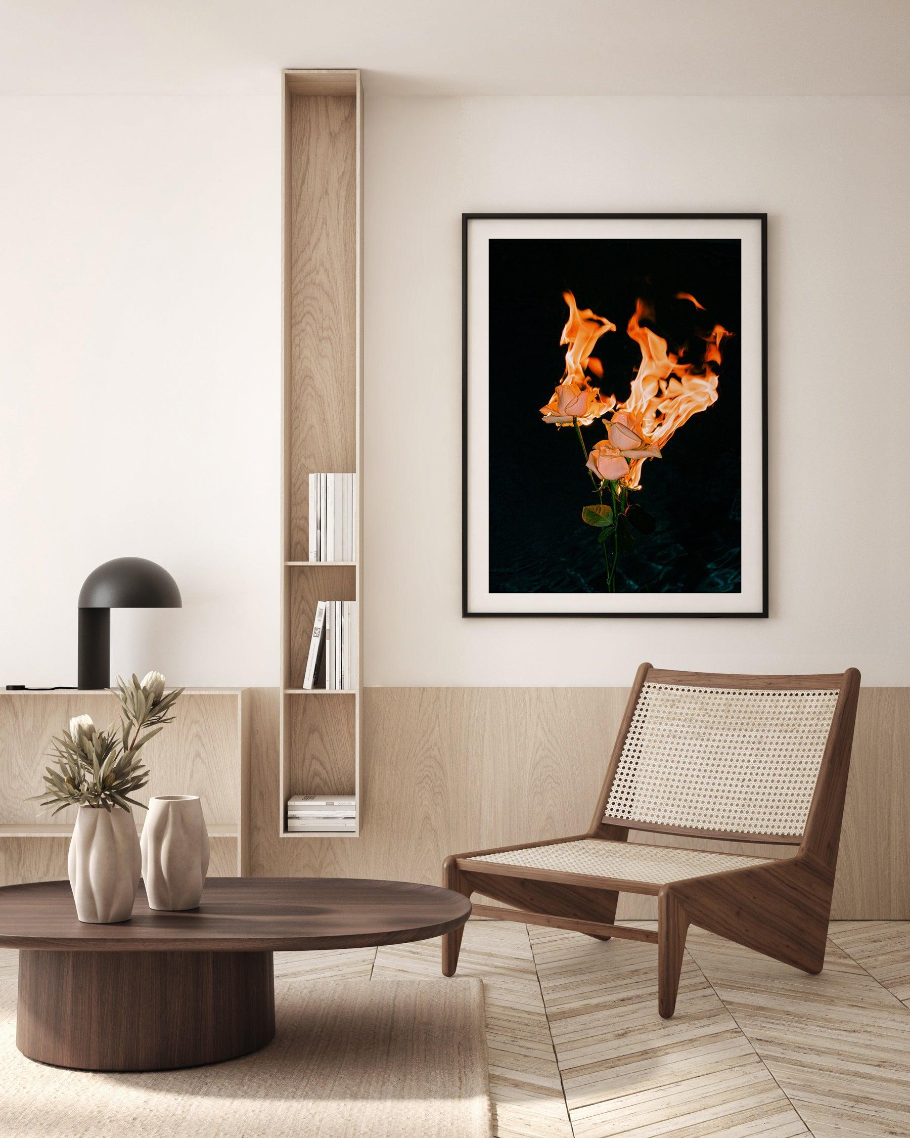 Wild Fire by Mario Stefanelli Art Print-PRINT-Olive et Oriel-Mario Stefanelli-Buy-Australian-Art-Prints-Online-with-Olive-et-Oriel-Your-Artwork-Specialists-Austrailia-Decorate-With-Coastal-Photo-Wall-Art-Prints-From-Our-Beach-House-Artwork-Collection-Fine-Poster-and-Framed-Artwork