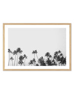 Wild Palm Trees Art Print-PRINT-Olive et Oriel-Olive et Oriel-A5 | 5.8" x 8.3" | 14.8 x 21cm-Oak-With White Border-Buy-Australian-Art-Prints-Online-with-Olive-et-Oriel-Your-Artwork-Specialists-Austrailia-Decorate-With-Coastal-Photo-Wall-Art-Prints-From-Our-Beach-House-Artwork-Collection-Fine-Poster-and-Framed-Artwork