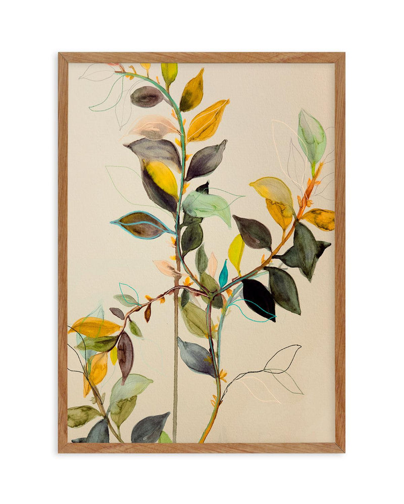 Willow by Leigh Viner Art Print-PRINT-Olive et Oriel-Leigh Viner-50x70 cm | 19.6" x 27.5"-Walnut-With White Border-Buy-Australian-Art-Prints-Online-with-Olive-et-Oriel-Your-Artwork-Specialists-Austrailia-Decorate-With-Coastal-Photo-Wall-Art-Prints-From-Our-Beach-House-Artwork-Collection-Fine-Poster-and-Framed-Artwork