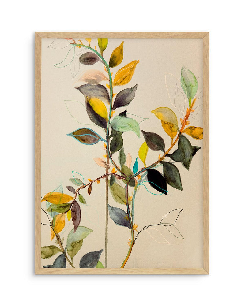 Willow by Leigh Viner Art Print-PRINT-Olive et Oriel-Leigh Viner-A5 | 5.8" x 8.3" | 14.8 x 21cm-Oak-With White Border-Buy-Australian-Art-Prints-Online-with-Olive-et-Oriel-Your-Artwork-Specialists-Austrailia-Decorate-With-Coastal-Photo-Wall-Art-Prints-From-Our-Beach-House-Artwork-Collection-Fine-Poster-and-Framed-Artwork