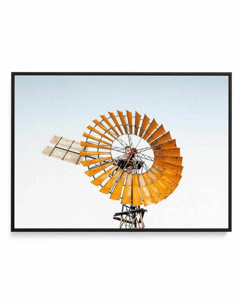 Windmill by Kellie Morris | Framed Canvas Art Print