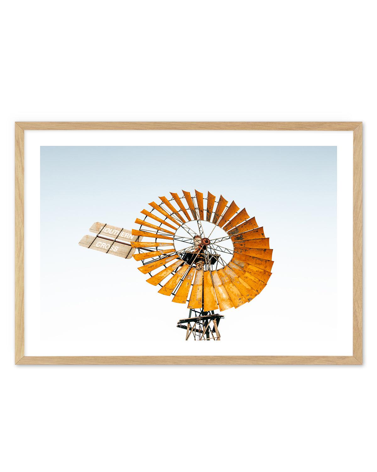 Windmill by Kellie Morris Art Print