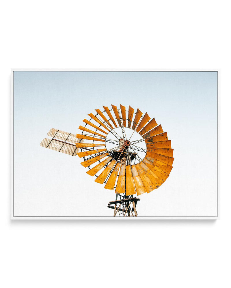 Windmill by Kellie Morris | Framed Canvas Art Print
